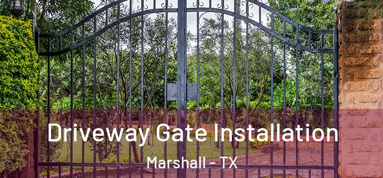 Driveway Gate Installation Marshall - TX