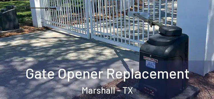 Gate Opener Replacement Marshall - TX