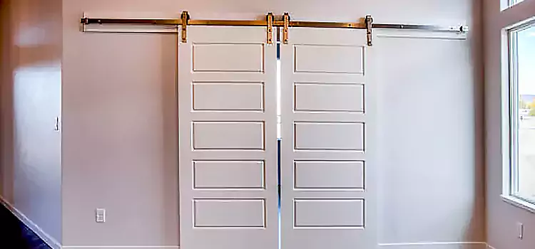 Glass Barn Door with Installation Hardware Kit Marshall