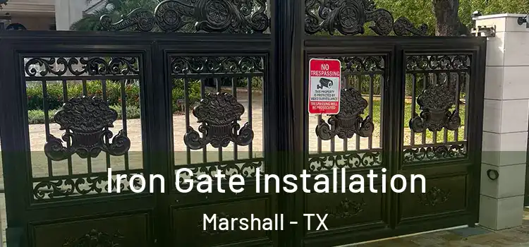 Iron Gate Installation Marshall - TX
